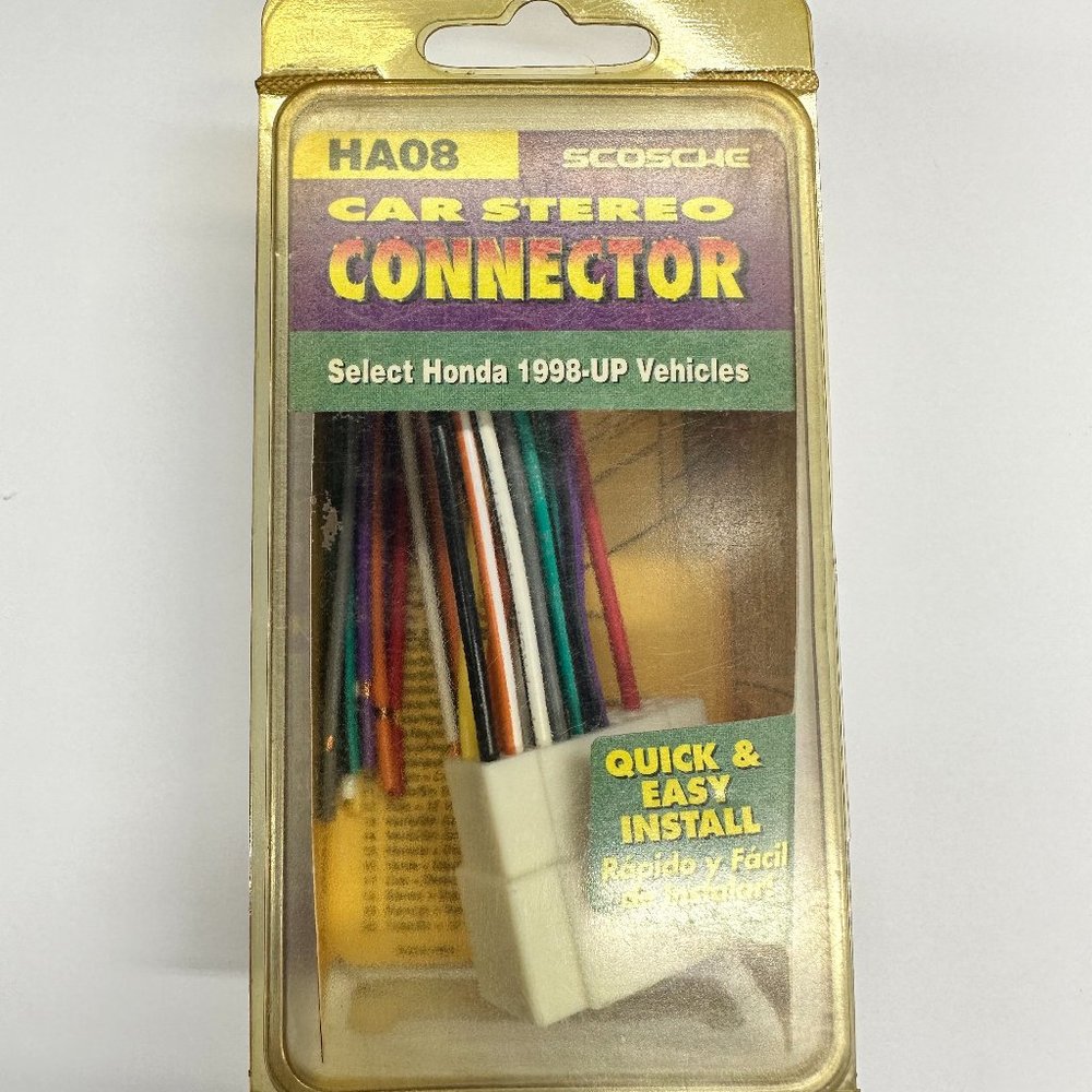 Scosche Honda Power Speaker Connector HA08 1998-Up